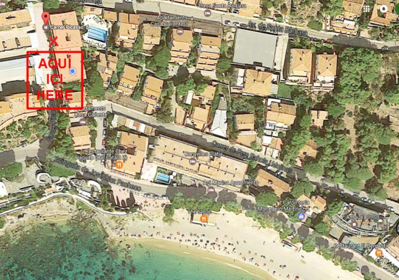 Apartamento Para Familias A 50 Metros De La Playa Rosas Exteriör bild